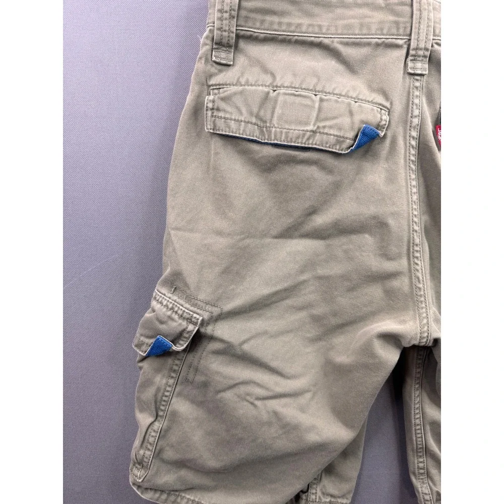 Levi's Workwear Cargo‎ Pants Boys Olive Green Canvas 16 Regular